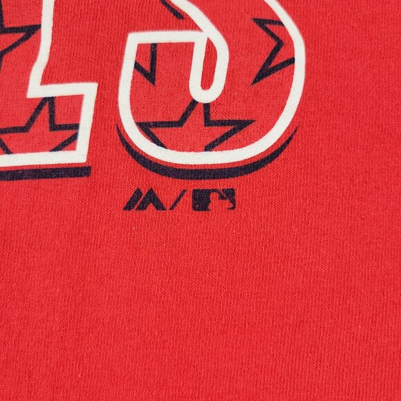 Anaheim Angels Shirt Men 2XL Red MLB Baseball Logo Crew Neck Short Sleeve Adult - Picture 6 of 13